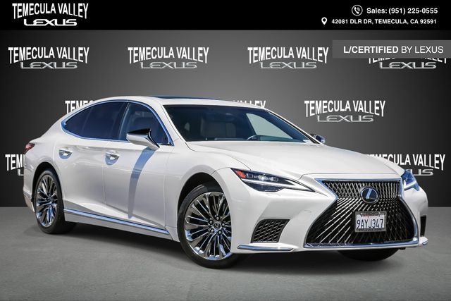 Eminent White Pearl 2022 Lexus LS 500 RWD Sedan Rear-Wheel Drive Automatic