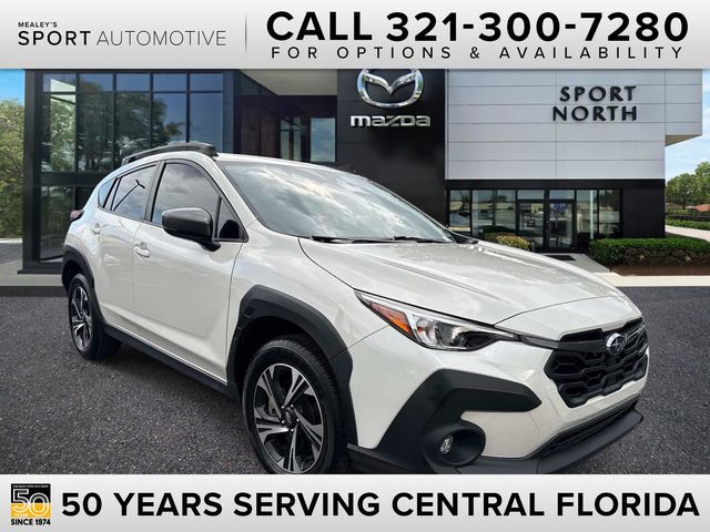 Crystal White Pearl 2024 Subaru Crosstrek SUV / Crossover All-Wheel Drive Continuously Variable Transmission