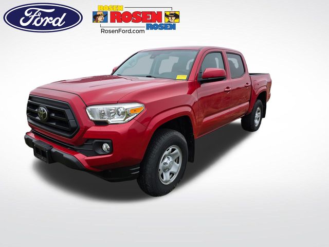 Barcelona Red Metallic 2020 Toyota Tacoma SR V6 Double Cab 4WD Pickup Truck Four-Wheel Drive 6-Speed Automatic