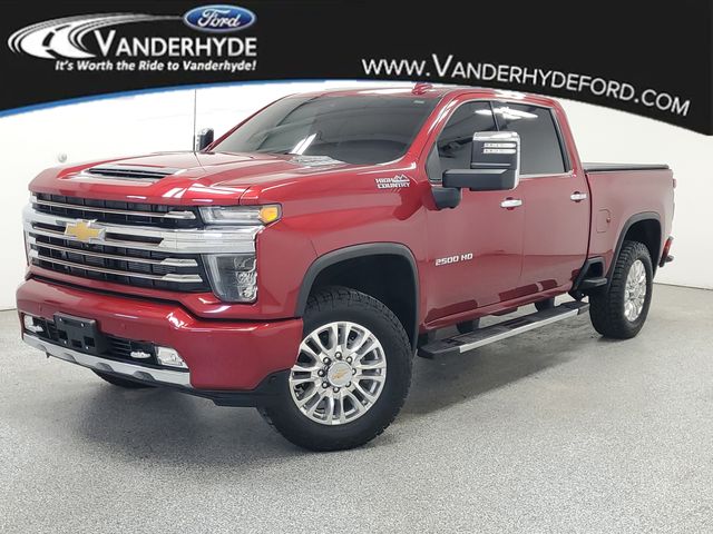 Cherry Red Tintcoat 2022 Chevrolet Silverado 2500HD Pickup Truck Four-Wheel Drive Automatic