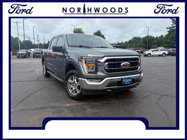 Gray Metallic 2021 Ford F-150 Pickup Truck Four-Wheel Drive Automatic
