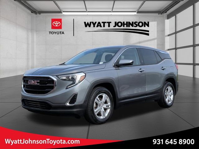 Gray (Satin Steel Metallic) 2018 GMC Terrain SLE SUV / Crossover Front-Wheel Drive 9-Speed Automatic
