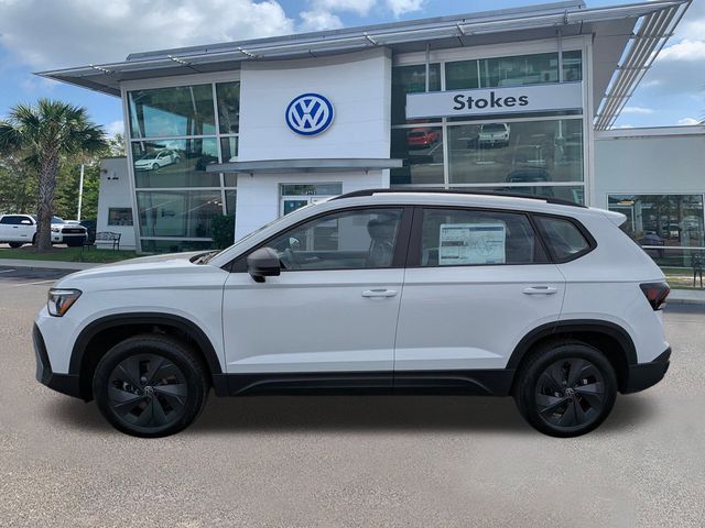 2026 Volkswagen Taos 1.5T S White at Stokes Volkswagen