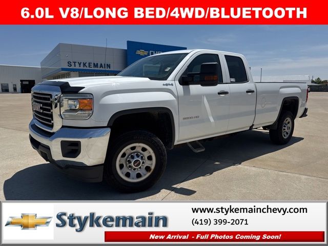 Summit White 2018 GMC Sierra 3500HD Base Double Cab 4WD Pickup Truck Four-Wheel Drive 6-Speed Automatic Overdrive