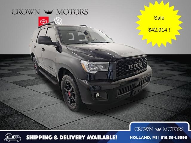Midnight Black Metallic 2020 Toyota Sequoia TRD Pro 4WD SUV / Crossover Four-Wheel Drive 6-Speed Automatic