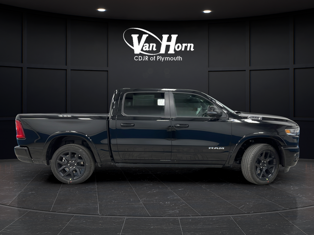 New 2026 Diamond Black Crystal Pearlcoat Ram Laramie image 2