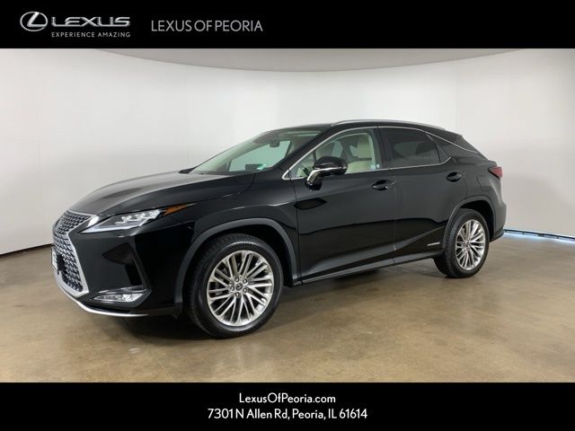 Black (Obsidian) 2021 Lexus RX Hybrid 450h AWD SUV / Crossover All-Wheel Drive Continuously Variable Transmission