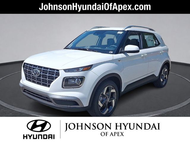 Lunar White 2026 Hyundai Venue SUV / Crossover Front-Wheel Drive Continuously Variable Transmission