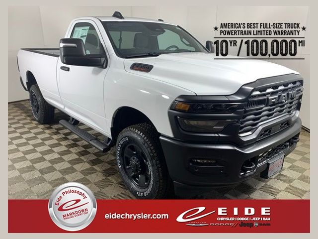 Bright White Clearcoat 2026 RAM 2500 Pickup Truck Four-Wheel Drive 8-Speed Automatic