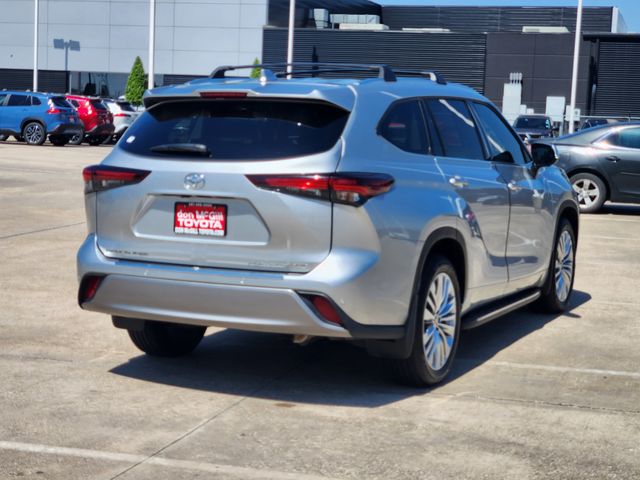 2025 Toyota Highlander Platinum Silver at Don McGill Toyota