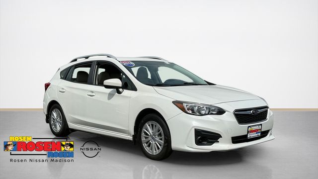 Crystal White Pearl 2018 Subaru Impreza 2.0i Premium Hatchback AWD Hatchback All-Wheel Drive Continuously Variable Transmission