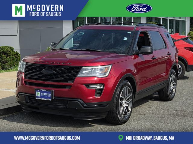 Ruby Red Metallic 2019 Ford Explorer SUV / Crossover All-Wheel Drive 6-Speed Automatic