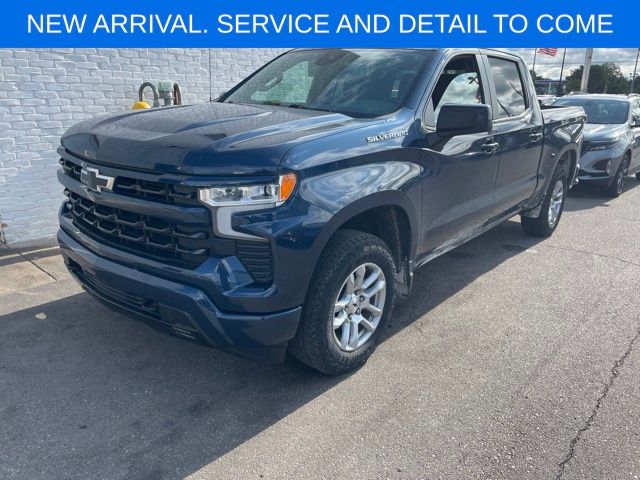 Northsky Blue Metallic 2022 Chevrolet Silverado 1500 Pickup Truck Four-Wheel Drive Automatic