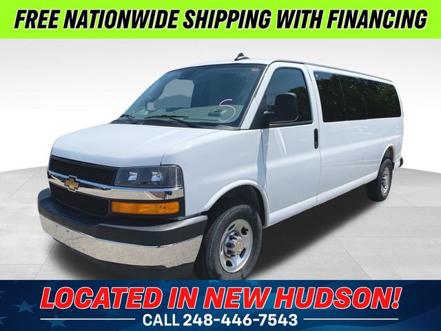 Summit White 2025 Chevrolet Express Van Rear-Wheel Drive 8-Speed Automatic Overdrive