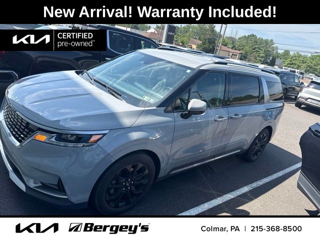 Ceramic Silver 2024 Kia Carnival Minivan Front-Wheel Drive 8-Speed Automatic