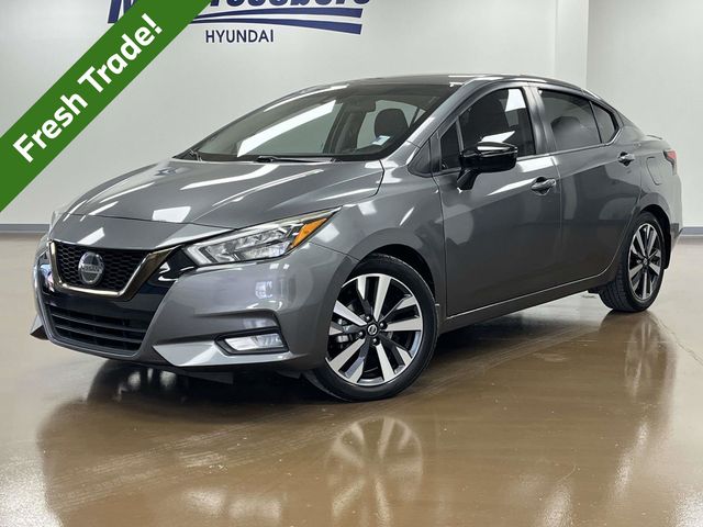 Gray (Gun Metallic) 2020 Nissan Versa SR FWD Sedan Front-Wheel Drive Continuously Variable Transmission