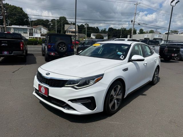 Snow White Pearl 2020 Kia Optima Sedan Front-Wheel Drive 6-Speed Automatic