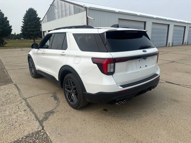 2025 Star White Metallic Tri-Coat Ford Explorer ST 4X4 SUV