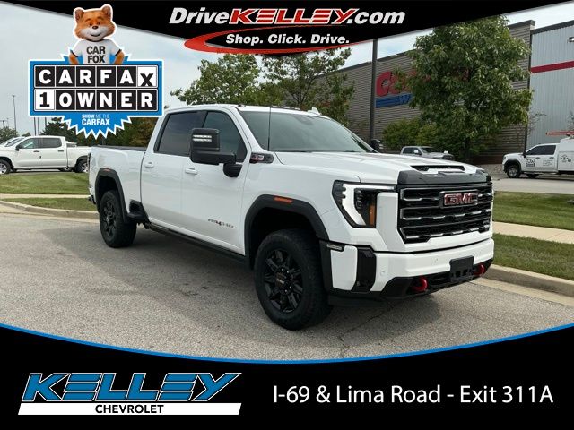 Summit White 2025 GMC Sierra 3500HD Pickup Truck Four-Wheel Drive Automatic