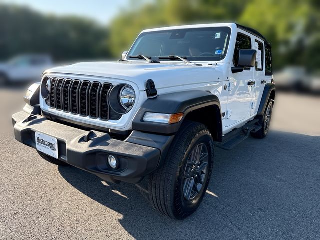 Bright White Clearcoat 2024 Jeep Wrangler SUV / Crossover Four-Wheel Drive 8-Speed Automatic