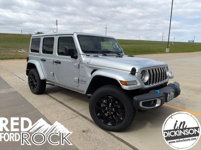 Silver Zynith Clearcoat 2024 Jeep Wrangler 4xe SUV / Crossover Four-Wheel Drive 8-Speed Automatic