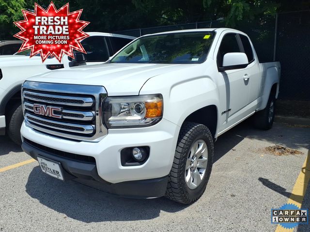 Summit White 2017 GMC Canyon SLE Ext. Cab LB 4WD Pickup Truck Four-Wheel Drive 8-Speed Automatic