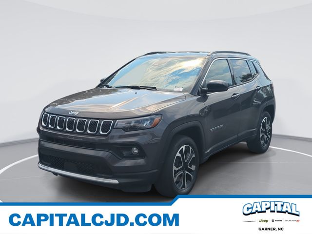 Gray (Granite Crystal Metallic Clearcoat) 2024 Jeep Compass SUV / Crossover Four-Wheel Drive 8-Speed Automatic