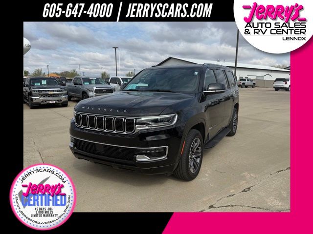 Diamond Black Crystal Pearlcoat 2025 Jeep Wagoneer SUV / Crossover Four-Wheel Drive 8-Speed Automatic