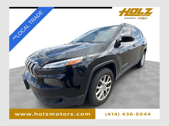 Diamond Black Crystal Pearlcoat 2017 Jeep Cherokee Latitude 4WD SUV / Crossover Four-Wheel Drive 9-Speed Automatic