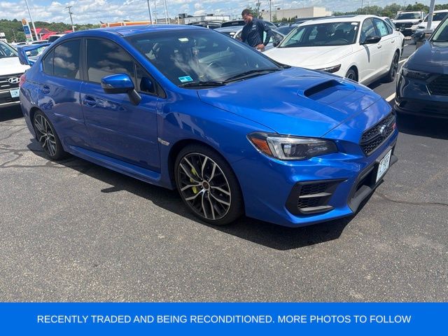 WR Blue Pearl 2021 Subaru WRX STI Sedan All-Wheel Drive 6-Speed Manual