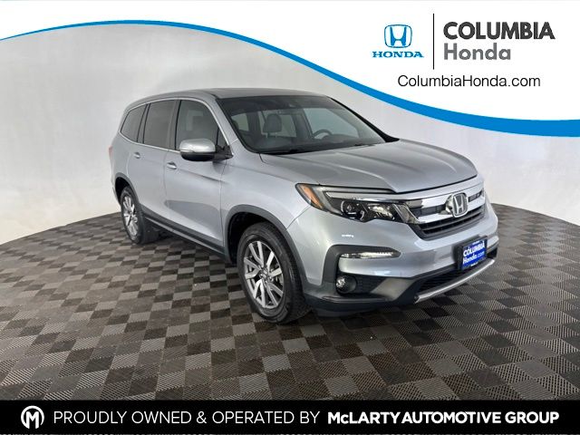 Lunar Silver Metallic 2021 Honda Pilot SUV / Crossover All-Wheel Drive 9-Speed Automatic