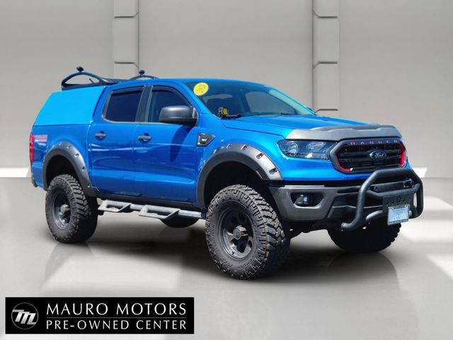 Blue Metallic 2021 Ford Ranger XLT SuperCrew 4WD Pickup Truck Four-Wheel Drive Automatic