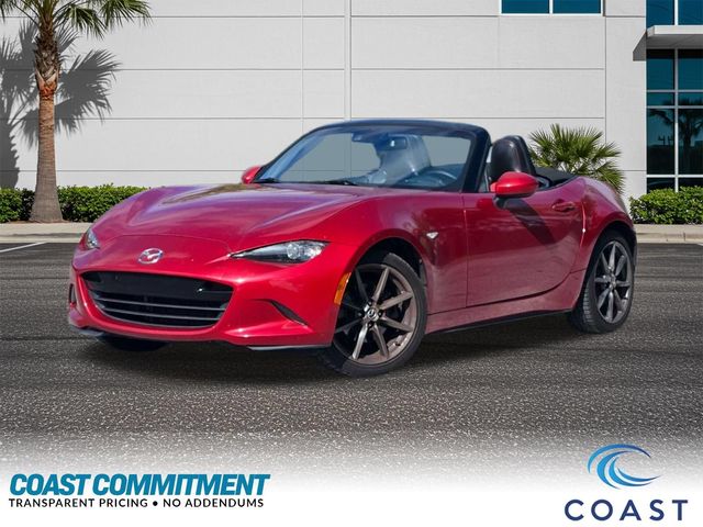 Red Metallic 2016 Mazda MX-5 Miata Convertible Rear-Wheel Drive 6-Speed Automatic
