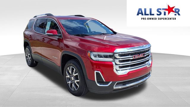 Volcanic Red Tintcoat 2023 GMC Acadia SLE FWD SUV / Crossover Front-Wheel Drive 9-Speed Automatic