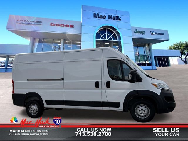 Bright White Clearcoat 2023 RAM ProMaster 2500 159 High Roof Cargo Van FWD Van Front-Wheel Drive 9-Speed Automatic