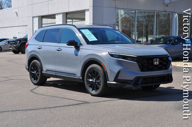 Urban Gray Pearl 2025 Honda CR-V Hybrid Sport-L AWD SUV / Crossover All-Wheel Drive Continuously Variable Transmission