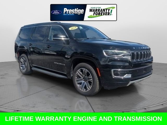 Diamond Black Crystal Pearlcoat 2024 Jeep Wagoneer SUV / Crossover 4X2 8-Speed Automatic