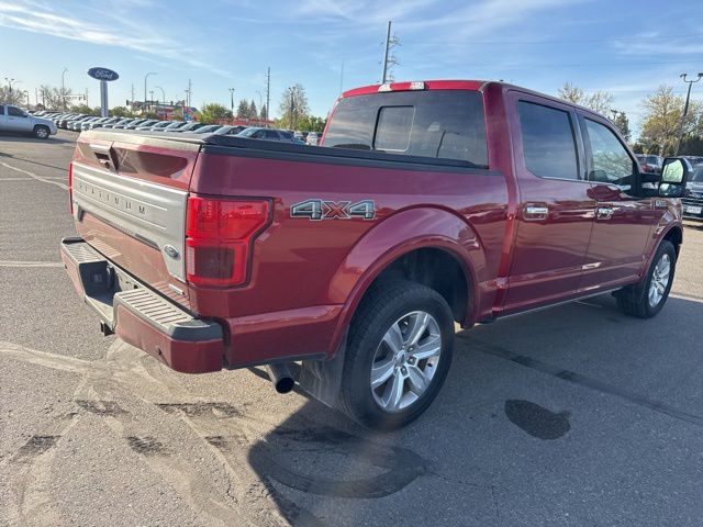 2018 Ruby Red Ford F-150 Platinum 4X4 Truck