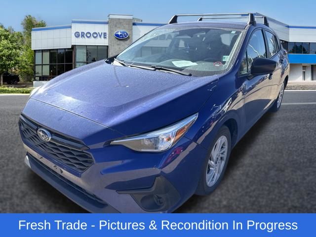 Sapphire Blue Pearl 2024 Subaru Impreza Wagon All-Wheel Drive Continuously Variable Transmission