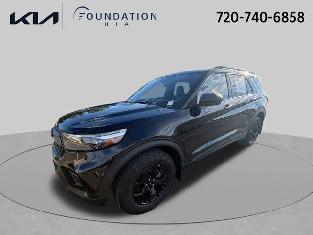 Agate Black Metallic 2023 Ford Explorer SUV / Crossover All-Wheel Drive Automatic