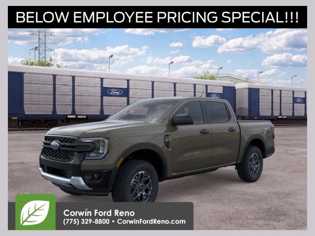 Marsh Gray 2026 Ford Ranger Pickup Truck Four-Wheel Drive Automatic
