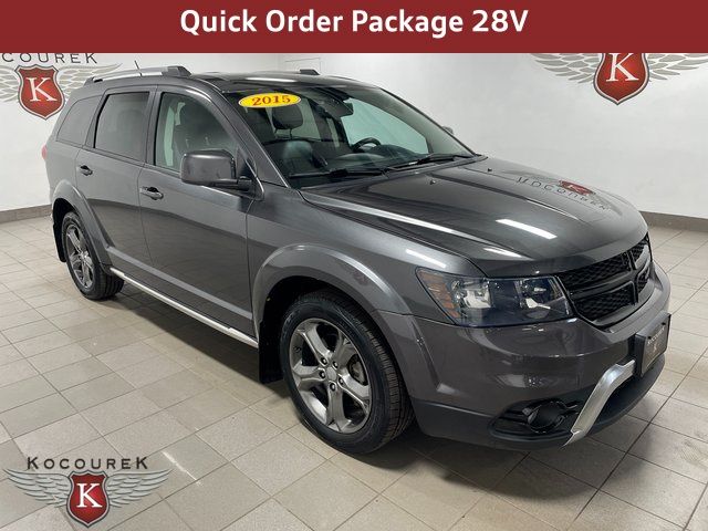 Gray (Granite Crystal Metallic Clearcoat) 2015 Dodge Journey SUV / Crossover All-Wheel Drive 6-Speed Automatic