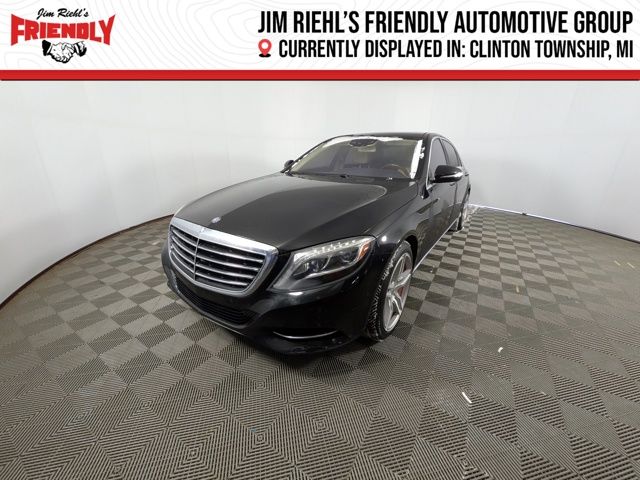 Black 2015 Mercedes-Benz S-Class Sedan All-Wheel Drive 7-Speed Automatic