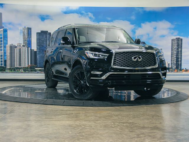 Black Obsidian 2023 INFINITI QX80 SUV / Crossover All-Wheel Drive 7-Speed Automatic
