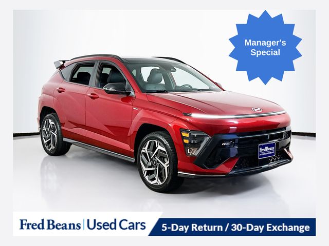 Ultimate Red Metallic 2024 Hyundai Kona SUV / Crossover All-Wheel Drive 8-Speed Automatic