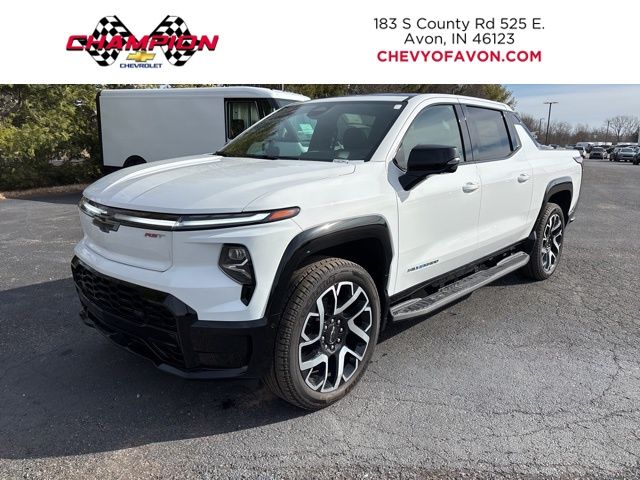 Summit White 2025 Chevrolet Silverado EV Pickup Truck All-Wheel Drive 1-Speed Automatic