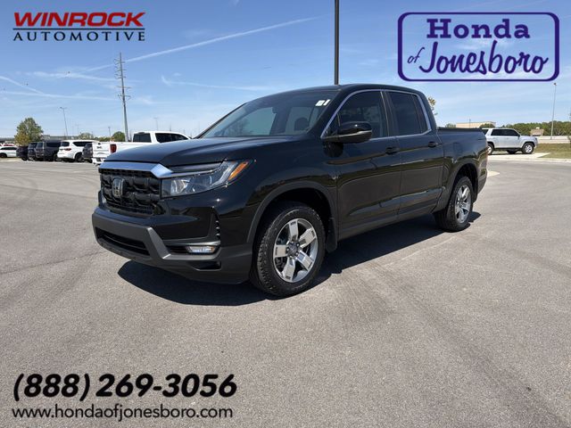 Black 2026 Honda Ridgeline RTL AWD Pickup Truck All-Wheel Drive 9-Speed Automatic