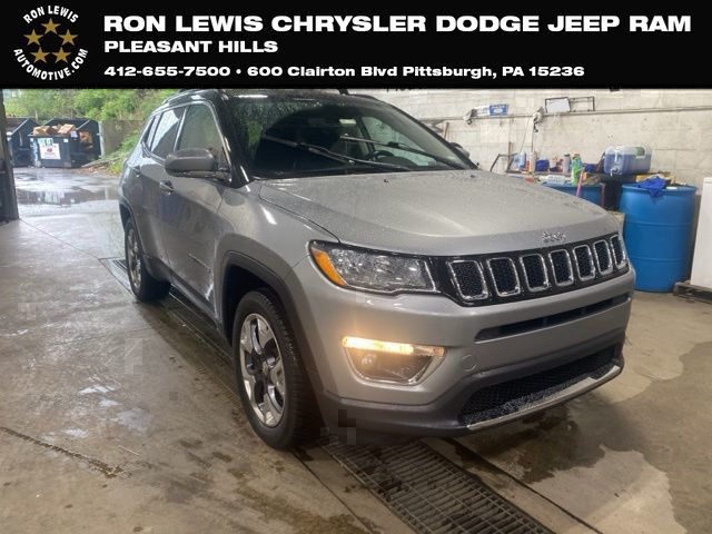 Billet Silver Metallic Clearcoat 2020 Jeep Compass Limited 4WD SUV / Crossover Four-Wheel Drive 9-Speed Automatic