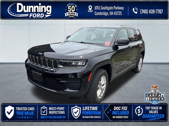 Diamond Black Crystal Pearlcoat 2023 Jeep Grand Cherokee SUV / Crossover Four-Wheel Drive 8-Speed Automatic