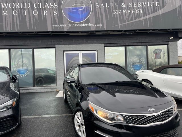 Ebony Black 2017 Kia Optima EX Sedan Front-Wheel Drive 6-Speed Automatic